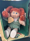 Cabbage Patch Doll Diane Dody 1984 HM#3 w/blue eyes & red braids NIB