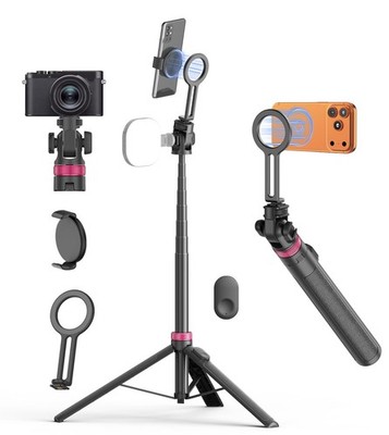 69'' Monopod & Magnetic Phone Tripod for All Phones,Selfie Stick for Magsafe w...