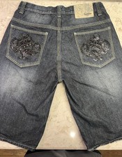 Y2K South Pole Premium Relaxed Fit 36 Baggy Denim Shorts Jorts