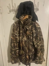 Game Winner Men’s Large Advantage Max-4 Camouflage Waterproof Hunting Jacket