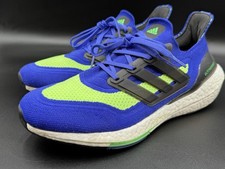 Size 11 - adidas UltraBoost 21 Sonic Ink Screaming Green