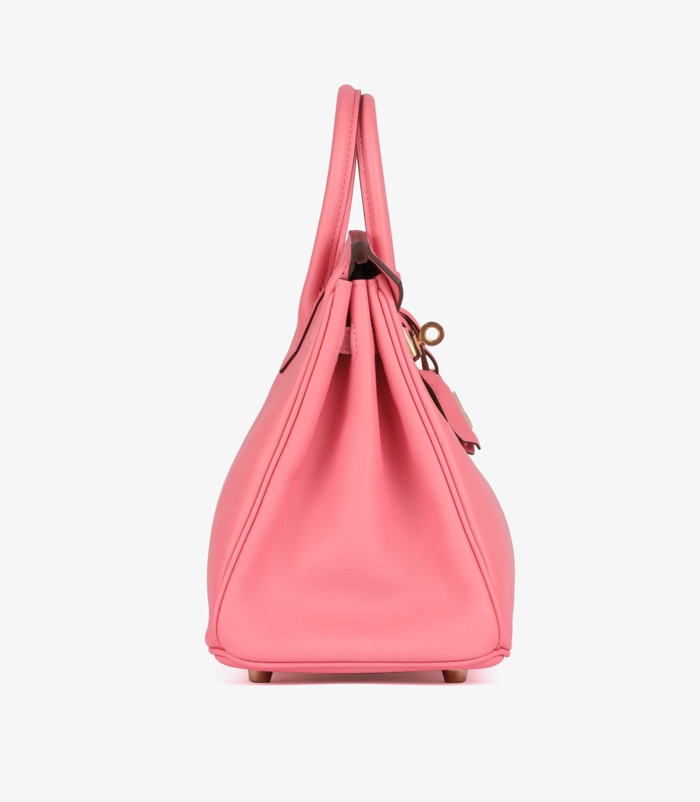 Hermès Rose Lipstick Swift Leather Birkin 25cm Retourne image 4