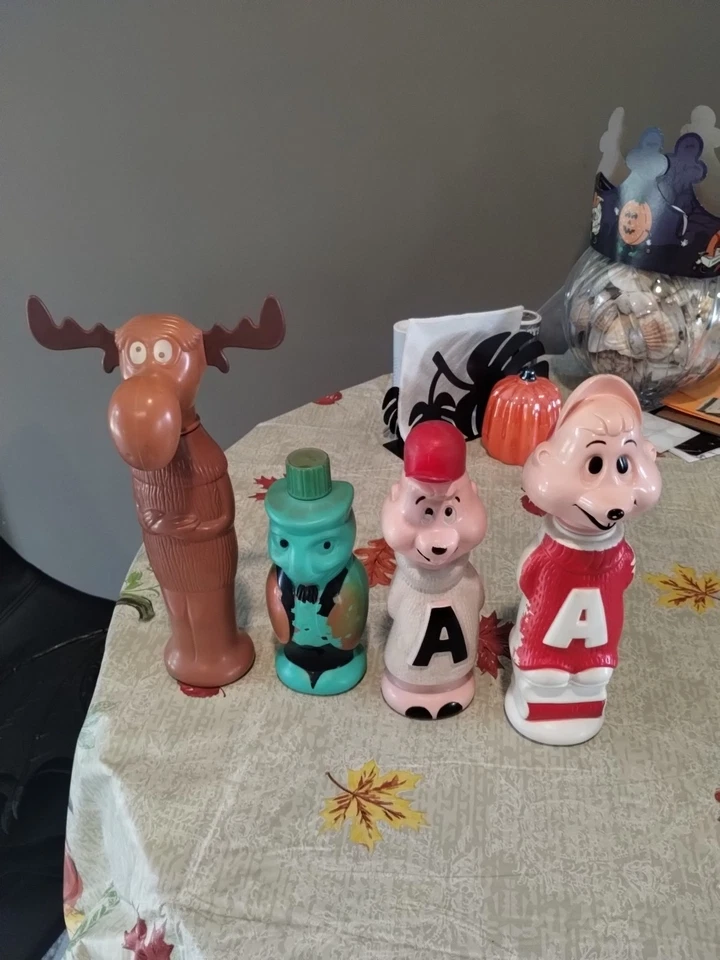 Lote de botellas vacías empapadas originales vintage Foto 2 de 4