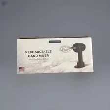 SERV appetite  Rechargeable Hand Mixer W/ Docking Stand , & 2 Whisks , New