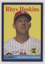 2019 Topps Archives 1958 Design Purple 9/175 Rhys Hoskins #6 0t2