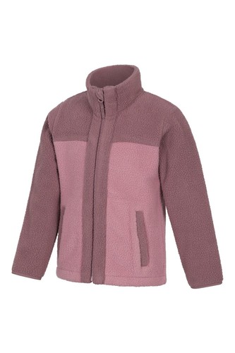 Mountain Warehouse Oak Kids Bonded Colourblock Fleece - Picture 6 of 21