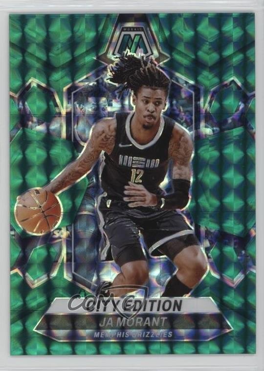 2023-24 Panini Mosaic City Edition Teal Mosaic Prizm /75 Ja Morant #288