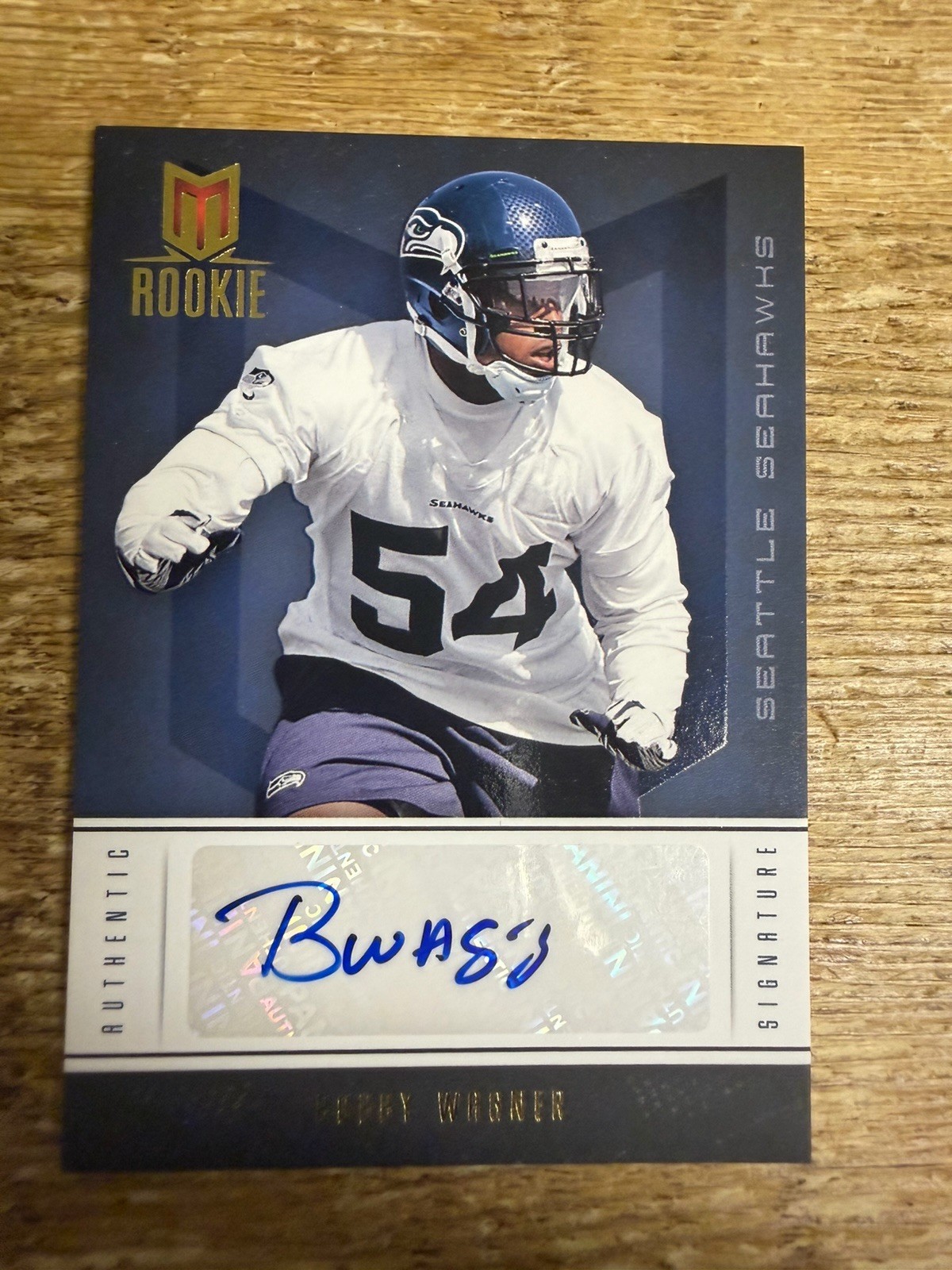 BOBBY WAGNER 2012 PANINI MOMENTUM GOLD ROOKIE AUTO #141 33/49 SEAHAWKS RC