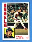 1984 Topps #100 Reggie Jackson Angels