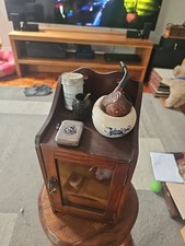 VINTAGE LOCKABLE PIPE, TOBACCO CASE WITH PIPES & ST. SIL.VESTA CASE, TREEN SNUFF