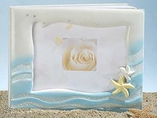 Starfish Guest Book - Nautical Beach Wedding Ocean or Lake Theme