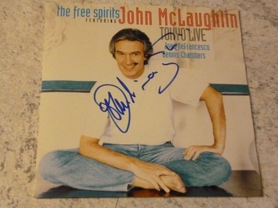 JOHN Mc LAUGHLIN / CD signiert / THE FREE SPIRITS / TOKYO LIVE