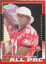 2000 Score #242 Tim Brown Football NM