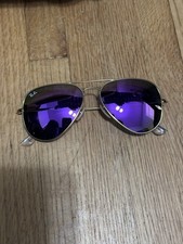 Rayban Aviator RB3025 58mm Purple Lens