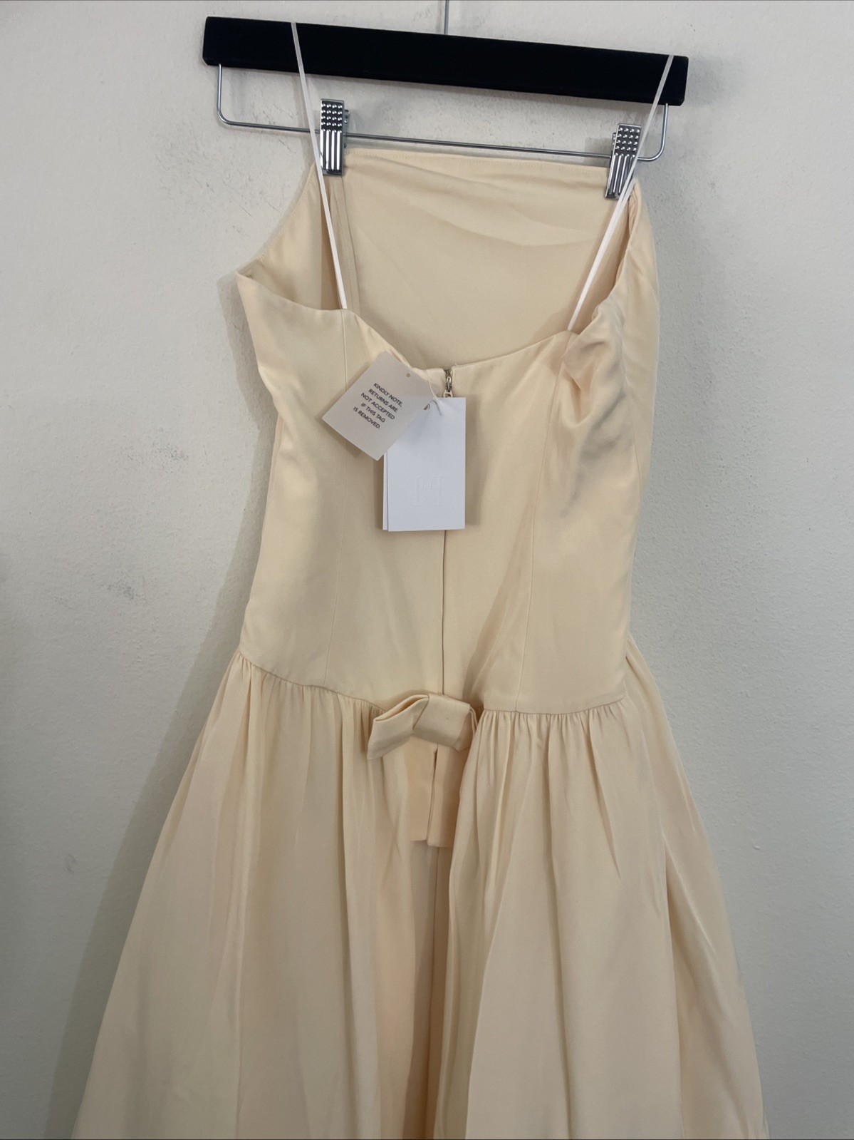 Helsa Gabrielle Strapless Gown Silk Formal Princess  Party Gala M NWT $2200msrp image 7