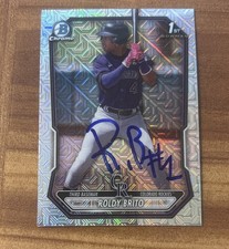 Roldy Brito Bowman Chrome 2026 Mojo Refractor #21 Auto