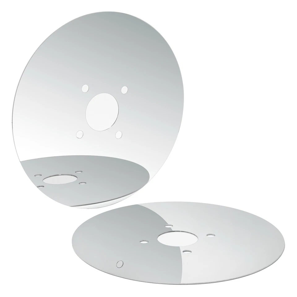 Mirror Polished Stainless Steel Wheel Disc Plates for Harley TRI GLIDE FLHTCUTG - Image 3 of 4