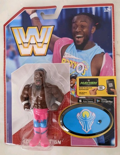 Kofi Kingston WWE Mattel Retro Series 5 WWF Hasbro...