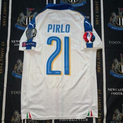 Italien Away Fußball Shirt Trikot 2015 2016 Puma Andrea Pirlo Größe S