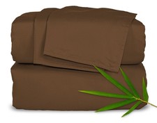 King Sheets, Genuine 100 Organic Viscose Derived from Bed Set, Luxuriously S...