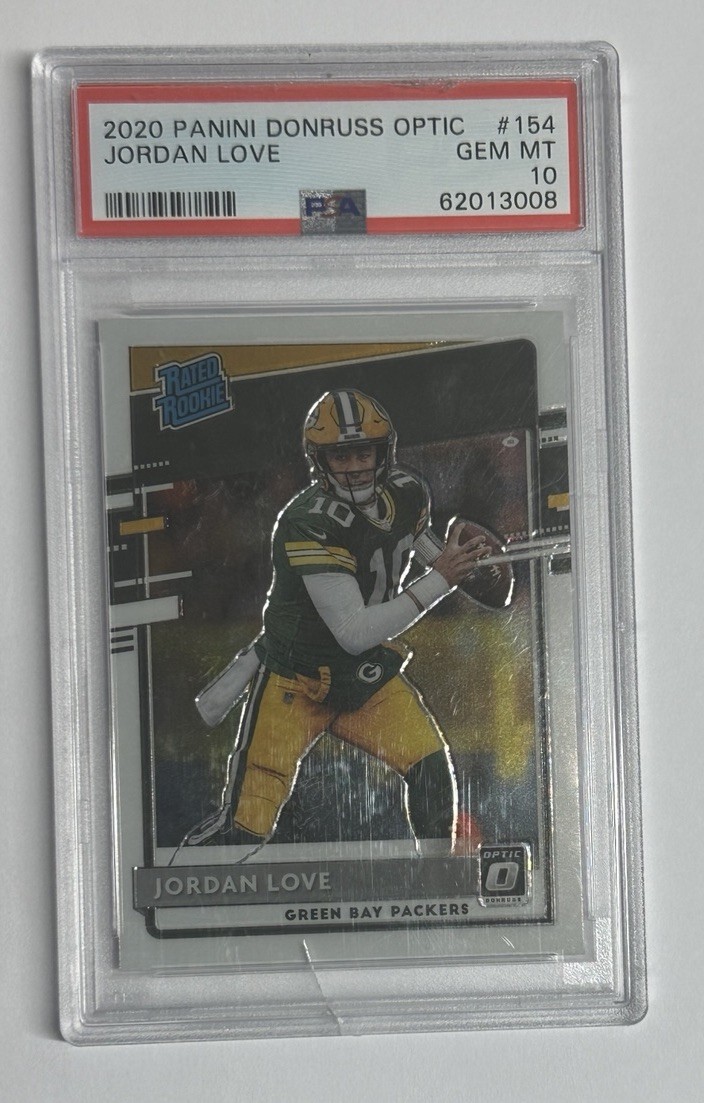 Jordan Love Panini Donruss Optic #154 Base