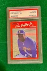 Ken Griffey Jr. 1990 Donruss rookie card. PSA graded NM-MT 8