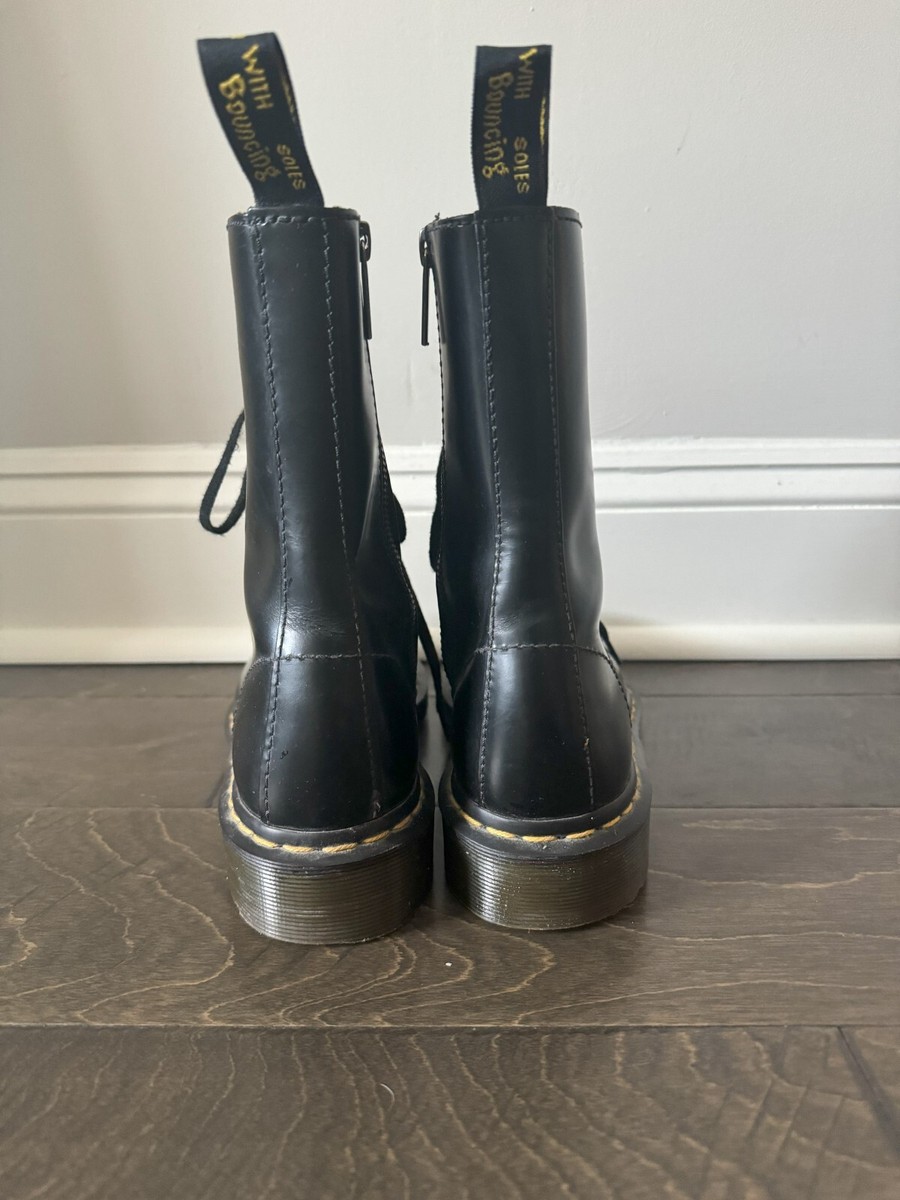 Dr.Martens Ariel Black Vintage Smooth 厚底 ARIEL in Black | Dr. Martens