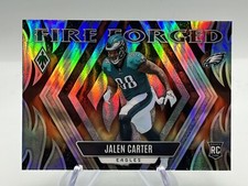 2023 Phoenix football FIRE FORGED No. FF-10 Jalen Carter, Philadelphia Eagles