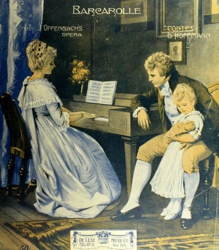 Tales Of Hoffmann Offenbach Vintage Sheet Music M26