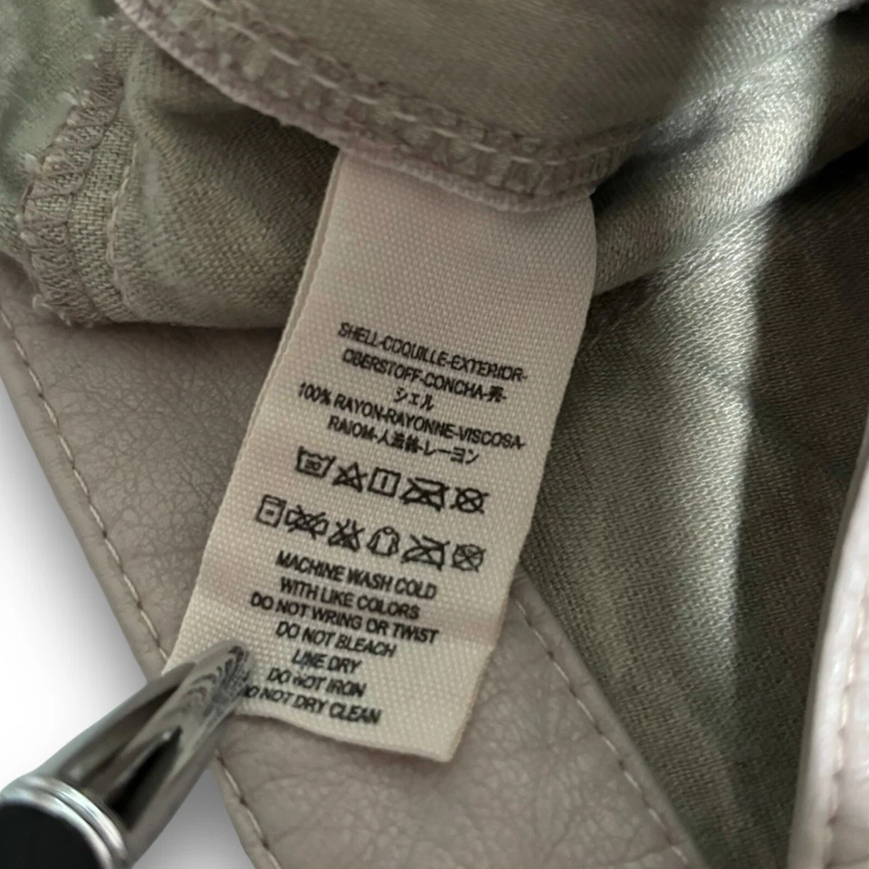 Pantalones Cortos Mujer Free People Cuero Beige Talla 10 Medidas 32 x 2.5 Foto 4 de 4