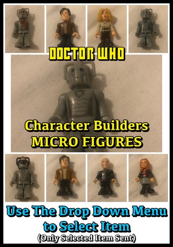Microfiguras Doctor Who Character Builder - Mini figuras de 2 cm de alto (2009) usadas - Imagen 3 de 35