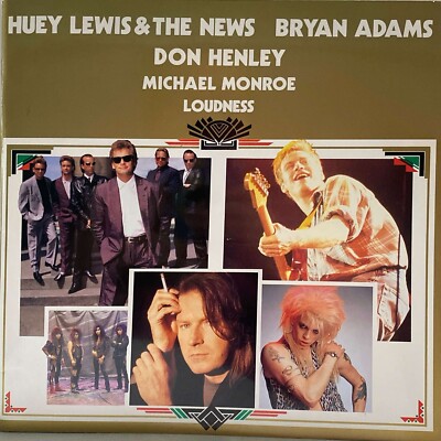 Huey Lewis Bryan Adams Don Henley Loudness McDonald Japanese Tour Program - 46p