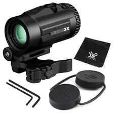 Vortex Optics Micro3X Red Dot Sight Magnifier with Quick-Release Mount V3XM