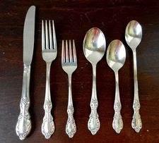 Original Rodgers Extra Plate Flatware Set of 48ps Wm Rogers MFG CO MAGNOLIA 1951