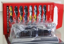 Kyosho Ferrari SA Aperta Black Kit 1/64 scale diecast model 3"
