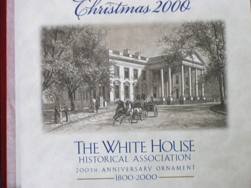 Adorno de Navidad C-96 Casa Blanca 2000 200 aniversario - Imagen 3 de 4