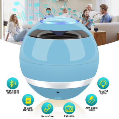 Portable Bluetooth Speakers Wireless Speaker Stereo Sound FM TF Radio Subwoofer
