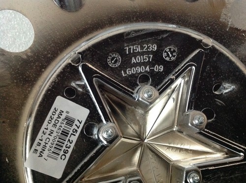 XD Series XD775 Rockstar FRONT DUALLY Chrome Center Cap 16x6 17x6 Rims w/Bolts - Picture 3 of 4