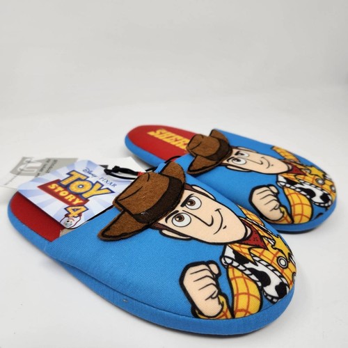 Disney Pixar Toy Story 4 Woody Slippers Boys Kids Slip On US 11/12 (UK 10/11)NWT - Picture 2 of 8