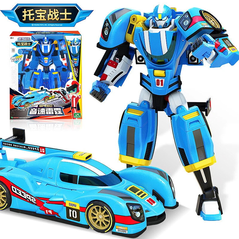 Tobot V Galaxy Detective Action Figure Toy Car Robot Transform Justice Boys - Image 2 of 4