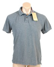 Tommy Hilfiger Men's Knit Polo-Gray-XS