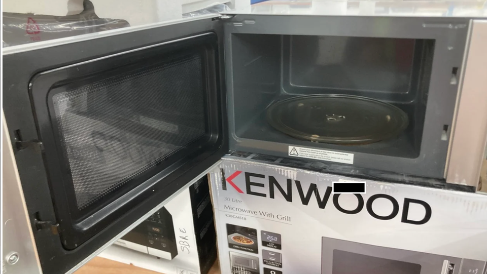 KENWOOD K30GMS18 Compact Microwave with Grill Silver 5017416778190 eBay