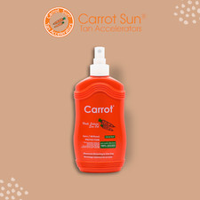 Carrot Sun Tan Accelerator Original Oil with Carrot Oil, L-Tyrosine, and Henna