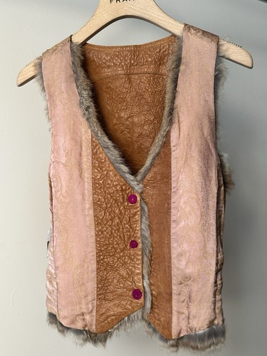Fur Vest, Vintage Boss Vest, Hugo Boss Fur, Rabbit Fur vest - Picture 5 of 10
