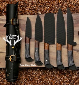 Donné à la main personnalisé Damas Chef ensemble Knives de cuisine 5-Set CHRISTMAS GIFT