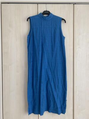 ISSEY MIYAKE HaaT Dress Size 2 Blue Straight | eBay