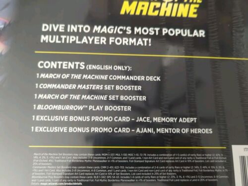 Magic The Gathering Deluxe Commander March of the machine Commander Deck Fox - Picture 9 of 9