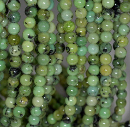 6 MM GRÜNER CHRYSOPRAS EDELSTEIN KLASSE AA RUND LOSE PERLEN 16 ZOLL - Bild 4 von 4