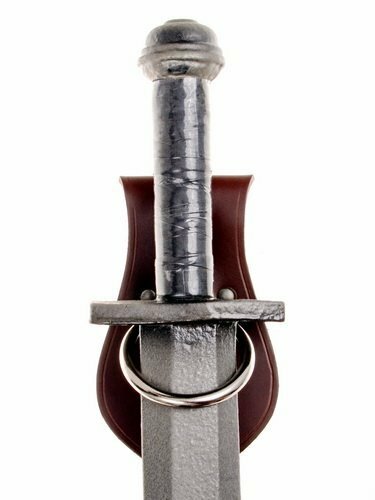 Gun Holder with Ring and Embossing Belt Holder Medieval LARP for Sword Axe - Picture 5 of 5