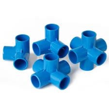 PVC 3/4/5/6-Way Equal Water Supply Pipe Fittings Adapter Connector ID 20mm-50mm